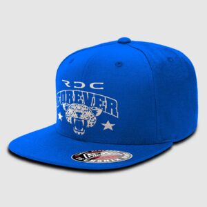 Snapback RDC Forever Leopard Noir Rouge Blanc