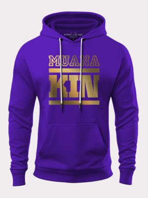 Fit Hoodie Muana Kin Pourpre Or