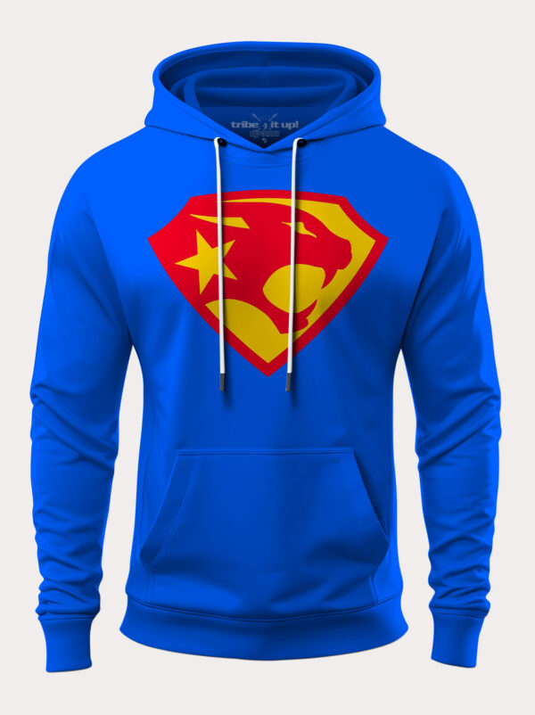 Super Leopard Bleu Rouge Jaune 100% Cotton