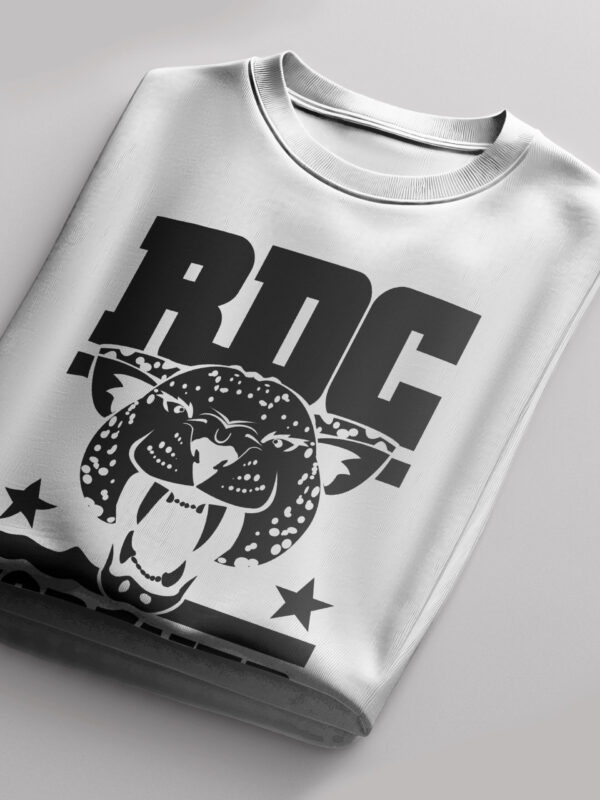 RDC Forever Leopard Invert Blanc Noir 100% Cotton