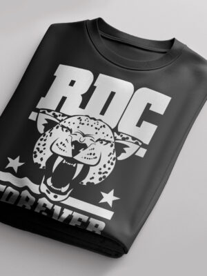 RDC Forever Leopard Noir blanc 100% Cotton