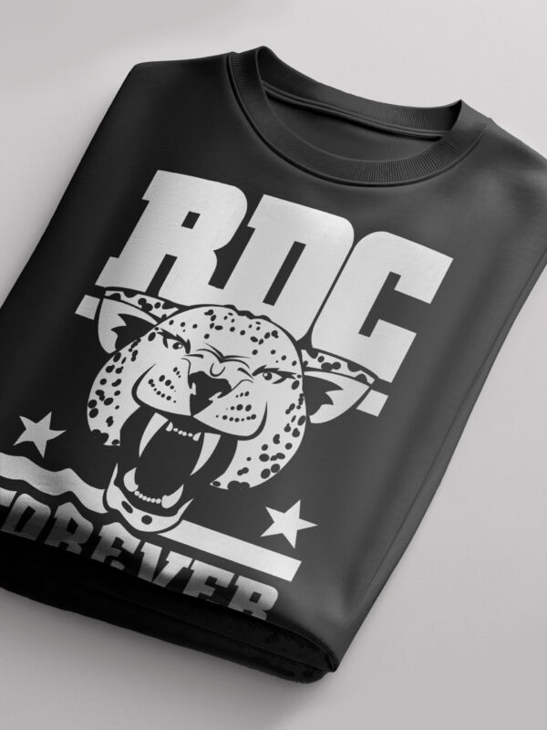 RDC Forever Leopard Noir blanc 100% Cotton